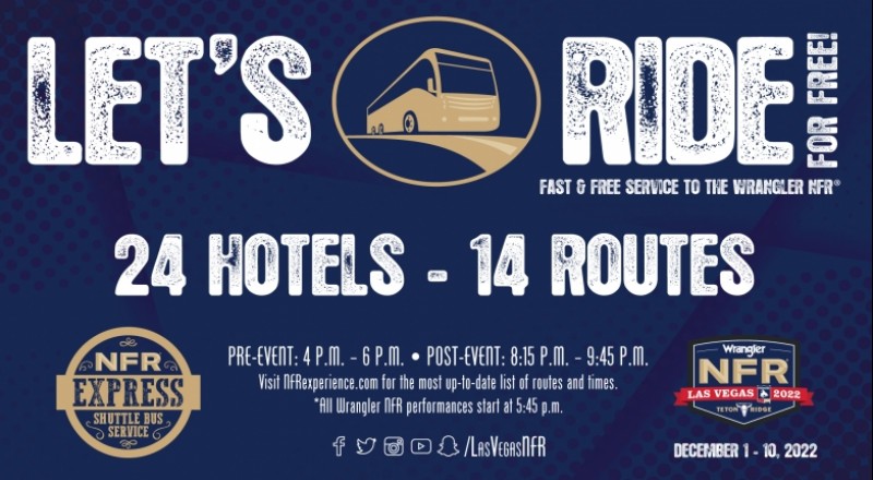 Complimentary Shuttle Bus Service Available for the Wrangler National Finals Rodeo