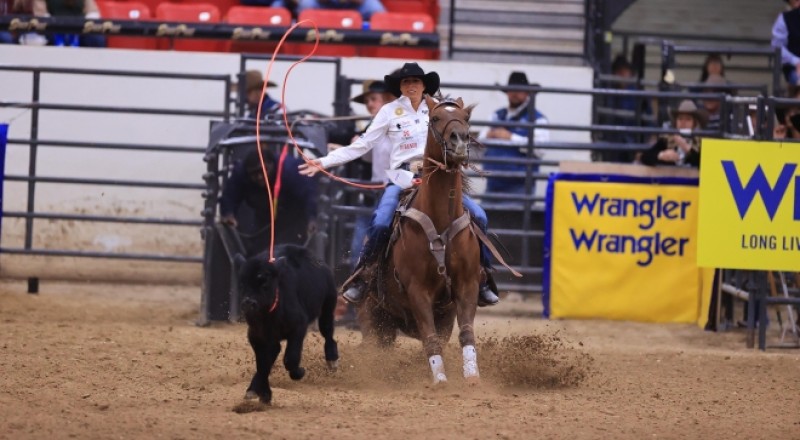 Champions crowned at Wrangler National Finals Breakaway Roping