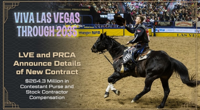 Las Vegas Events and Professional Rodeo Cowboys Association Announce Details of Contract Extension; Agreement Includes $264 Million in Contestant Purse and Stock Contractor Compensation