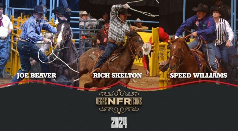 Rodeo Legends Joe Beaver, Rich Skelton and Speed Williams to be Honored as Vegas NFR Icons in 2024