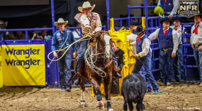 Tie-Down Roper Riley Webb Makes Statement with His Second Consecutive Round Win