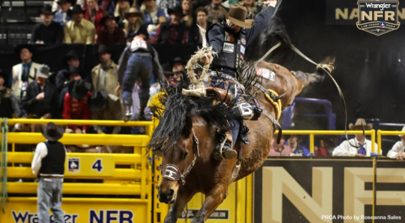 Saddle Bronc Rider Zeke Thurston Claims Another Win at 2024 Wrangler NFR presented by Teton Ridge