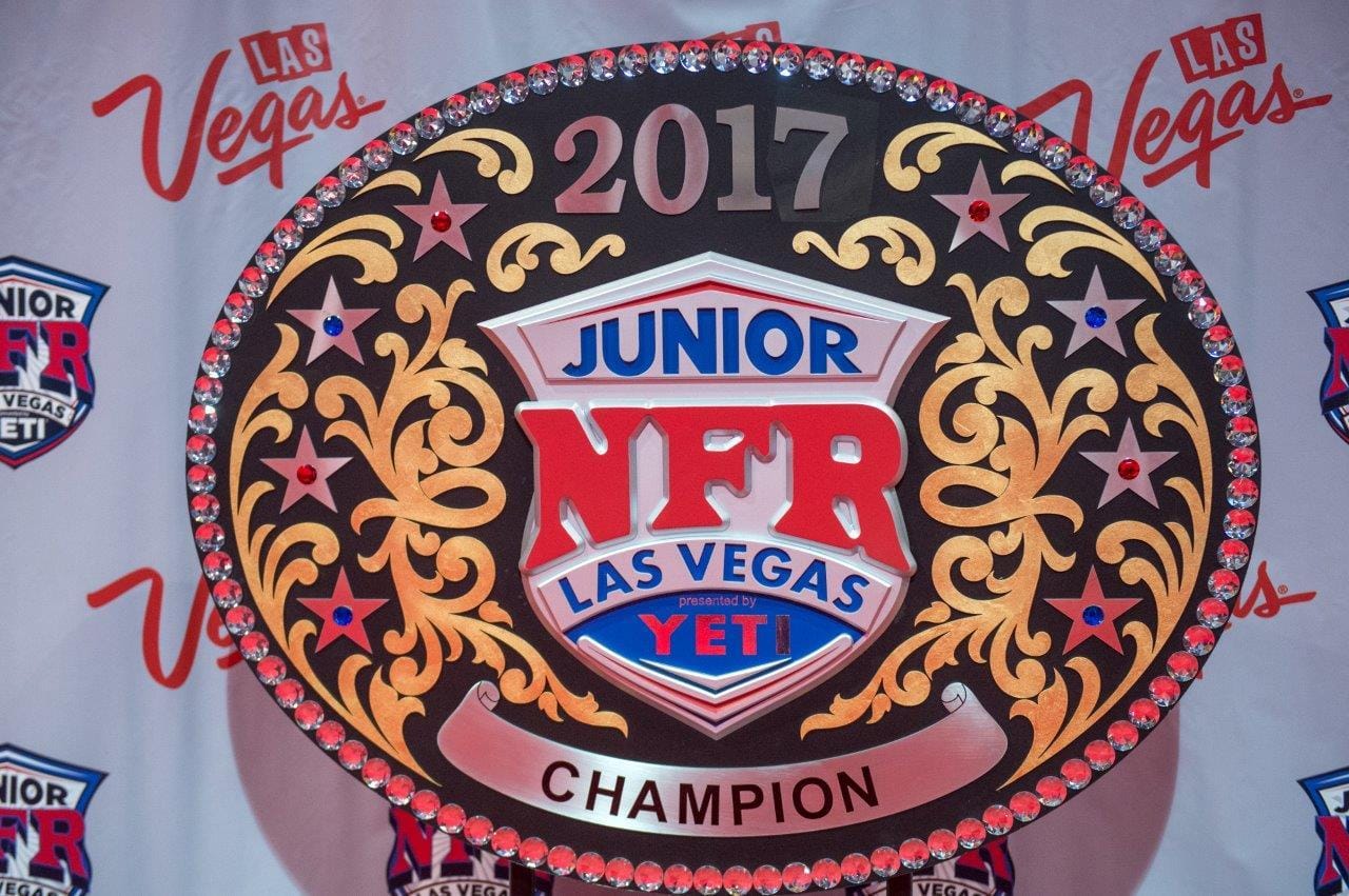 Junior NFR presented by YETI - Action Inside the Wrangler Rodeo Arena