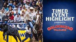 The 2025 #WranglerNFR Round 8 Timed Event Highlight of the Night presented by Bloomer Trailers